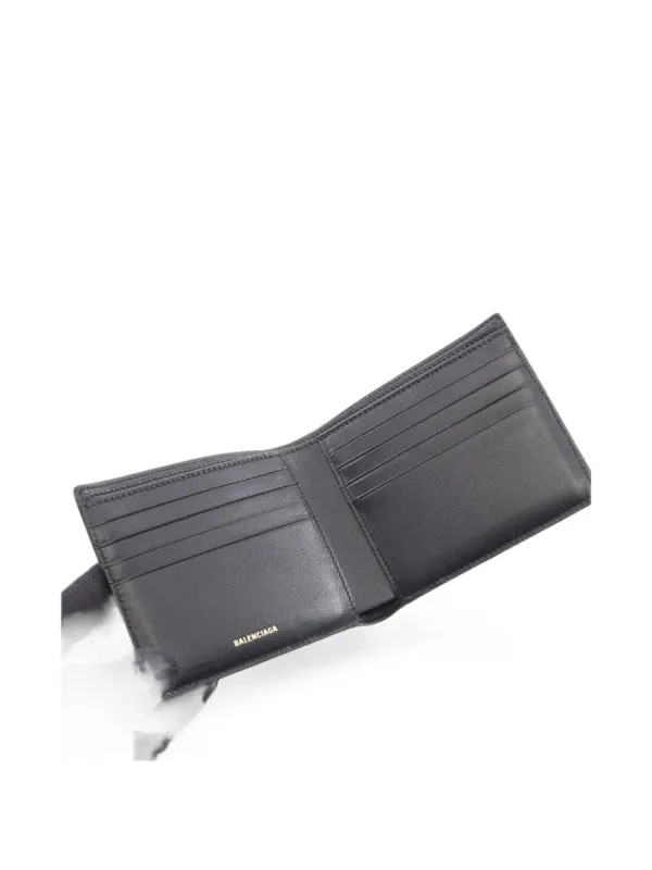 Balenciaga Pre-Owned Monaco Square Fold Wallet | ブラック