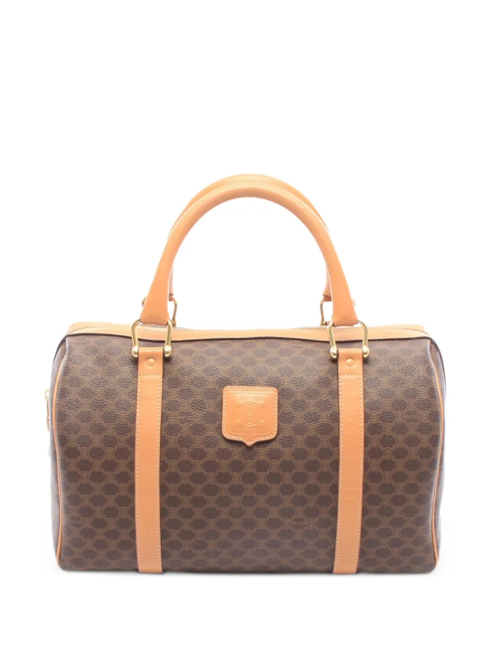 Celine Pre-Owned 2000s mini Macadam Boston handbag - Marrone