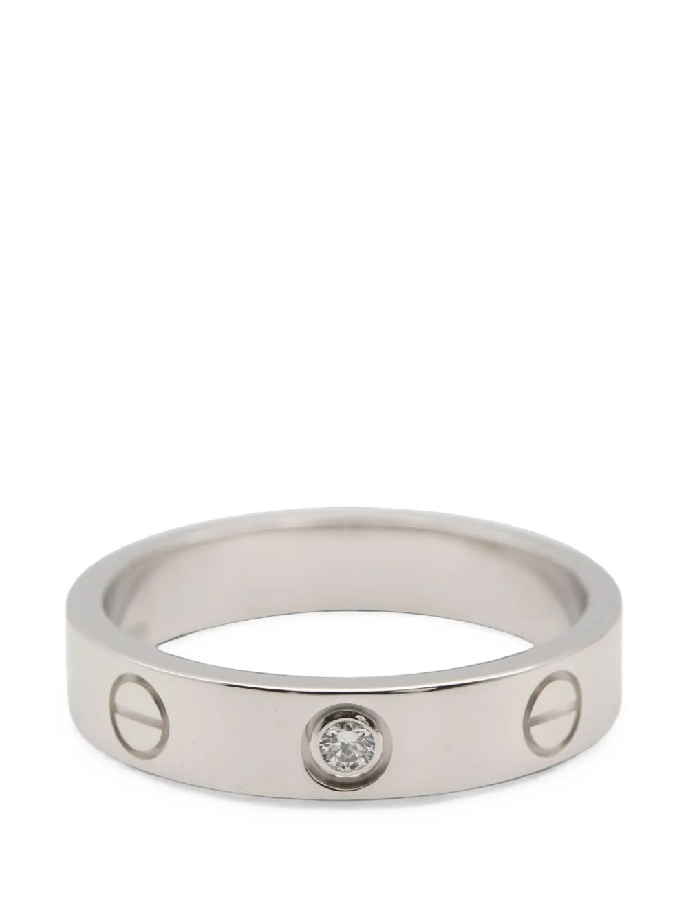 Cartier Anello Love mini con diamanti anni '2010 - Argento