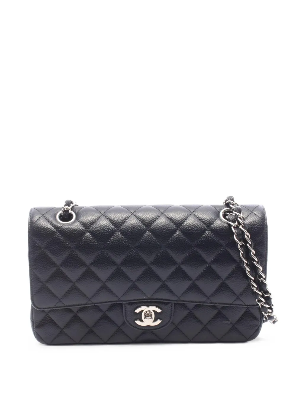 CHANEL Pre-Owned matelassé Caviar leather shoulder bag - Nero