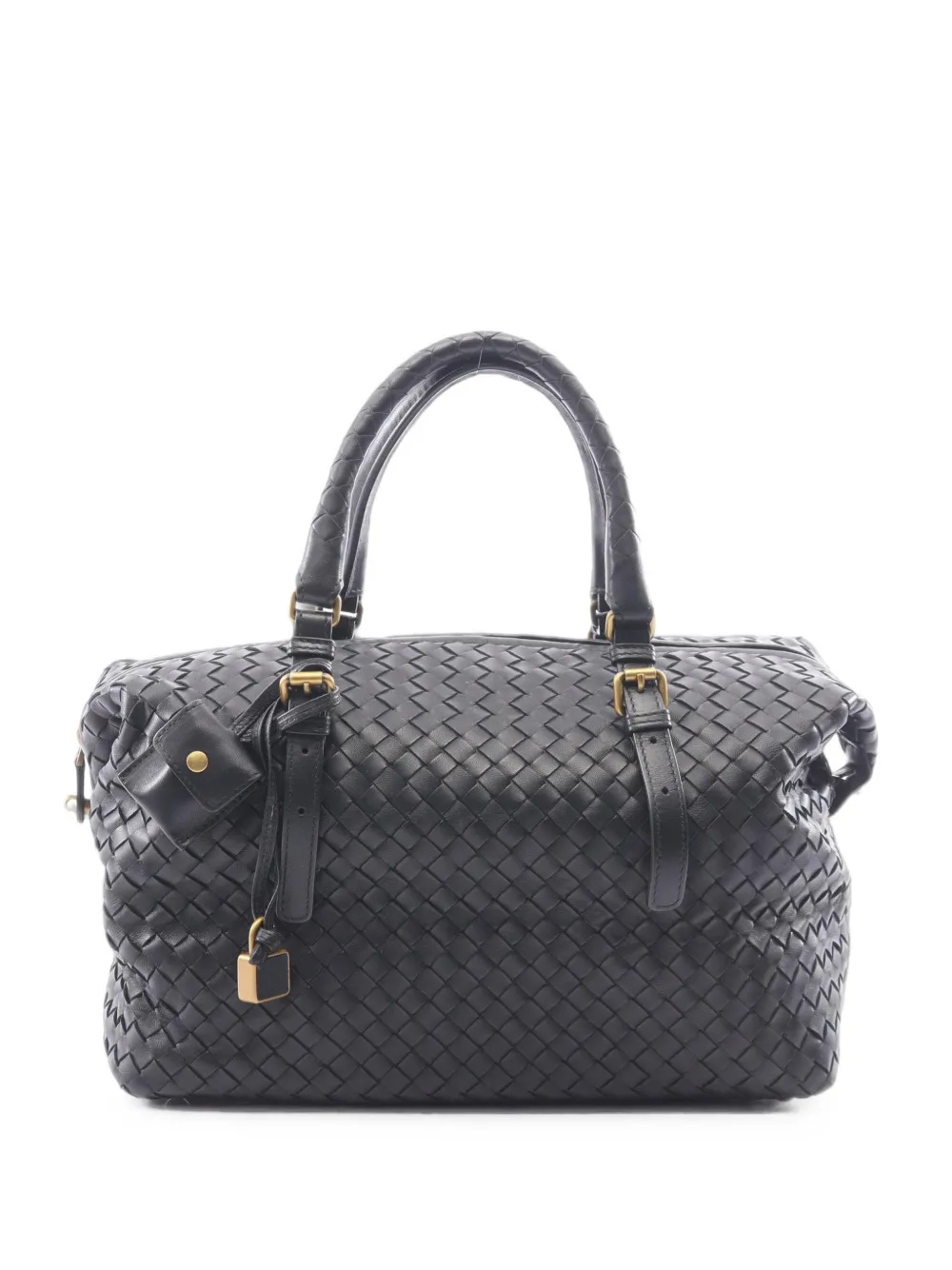 Bottega Veneta Pre-Owned 2010s mini Intrecciato tote bag - Nero