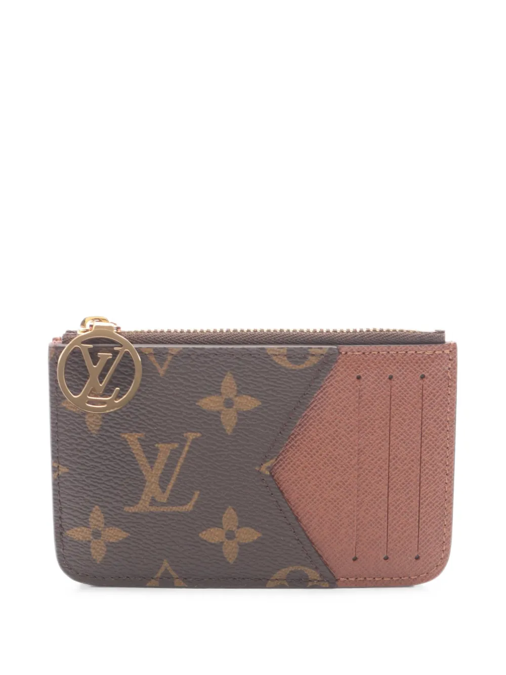 Louis Vuitton Pre-Owned Romy Monogram card holder - Braun