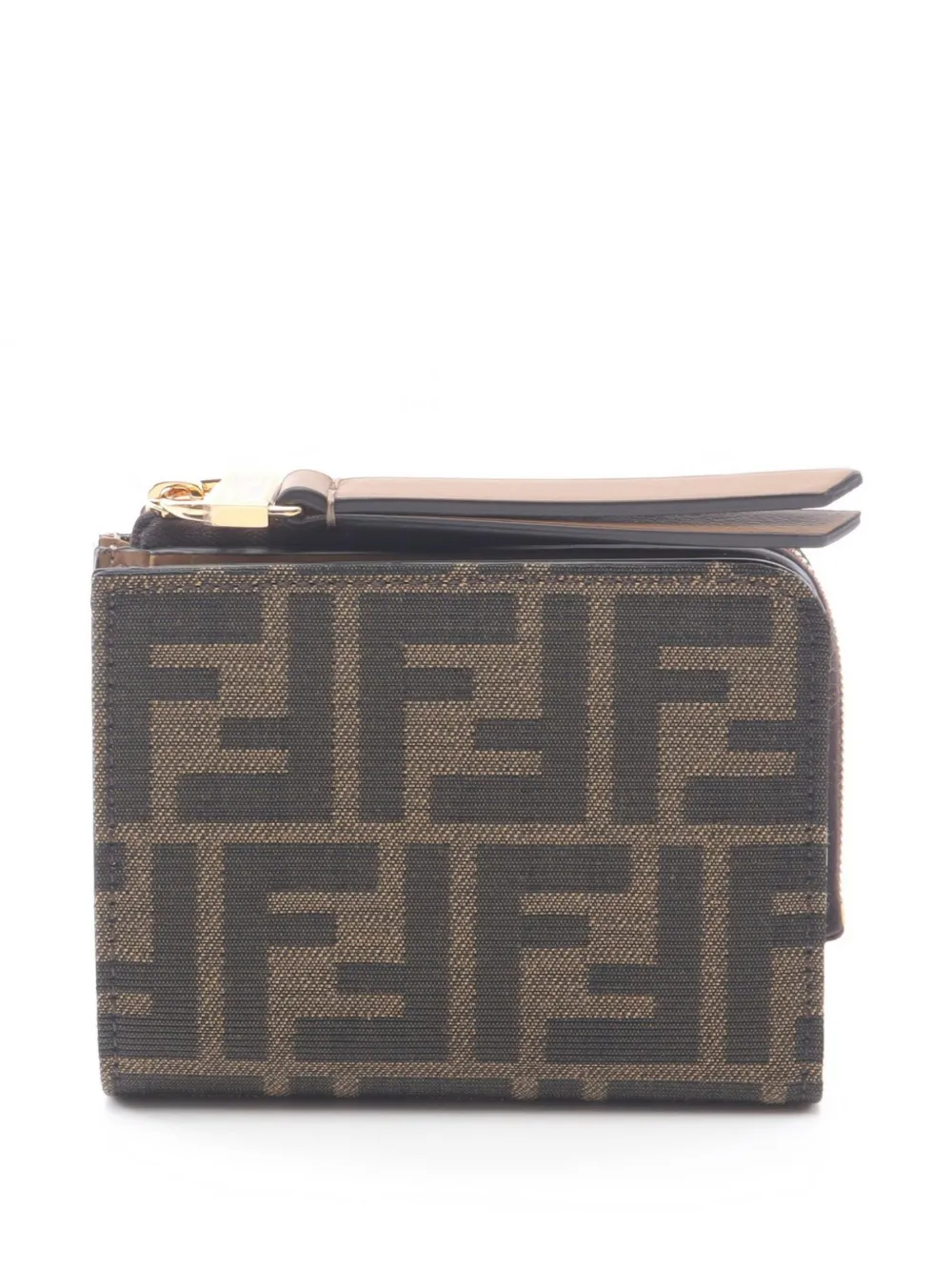 Fendi Pre-Owned 2020s Zucca bi-fold wallet - Marrone