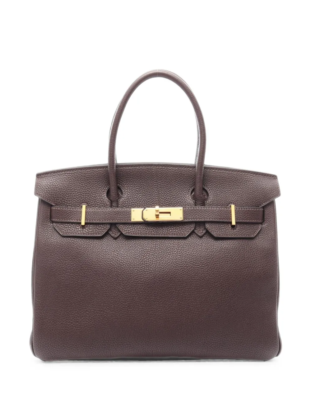 Hermès Pre-Owned Borsa tote 30 Birkin in pelle Togo 2008 - Marrone