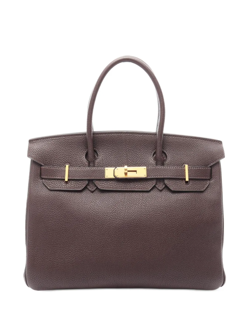 Hermès Pre-Owned Borsa tote 30 Birkin in pelle Togo 2008 - Marrone
