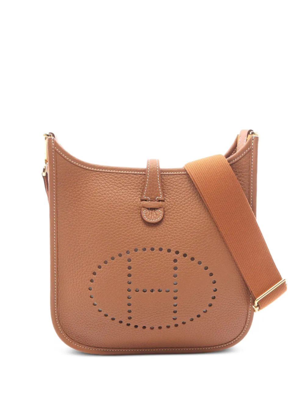Hermès Pre-Owned Borsa a spalla Evelyne in pelle 23 - Marrone