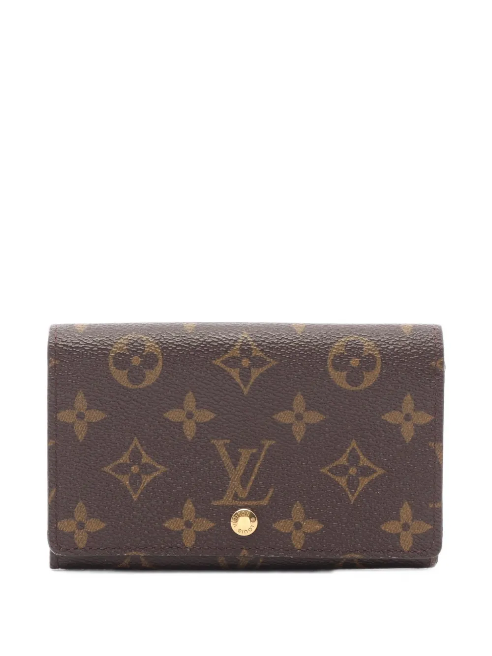 Louis Vuitton Pre-Owned 2001 Monogram bi-fold wallet - Braun