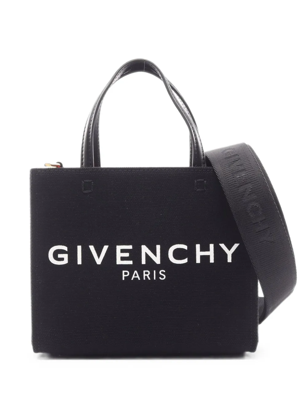 Pre-owned Givenchy G Mini Tote Bag In Black
