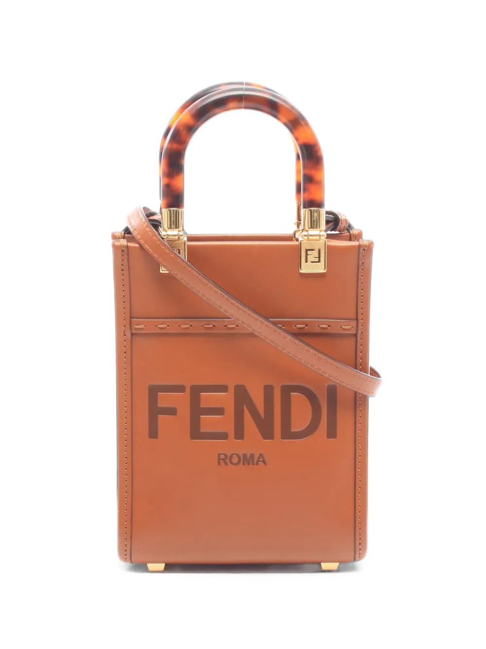 Fendi Pre-Owned 2010s mini Sunshine handbag - Braun