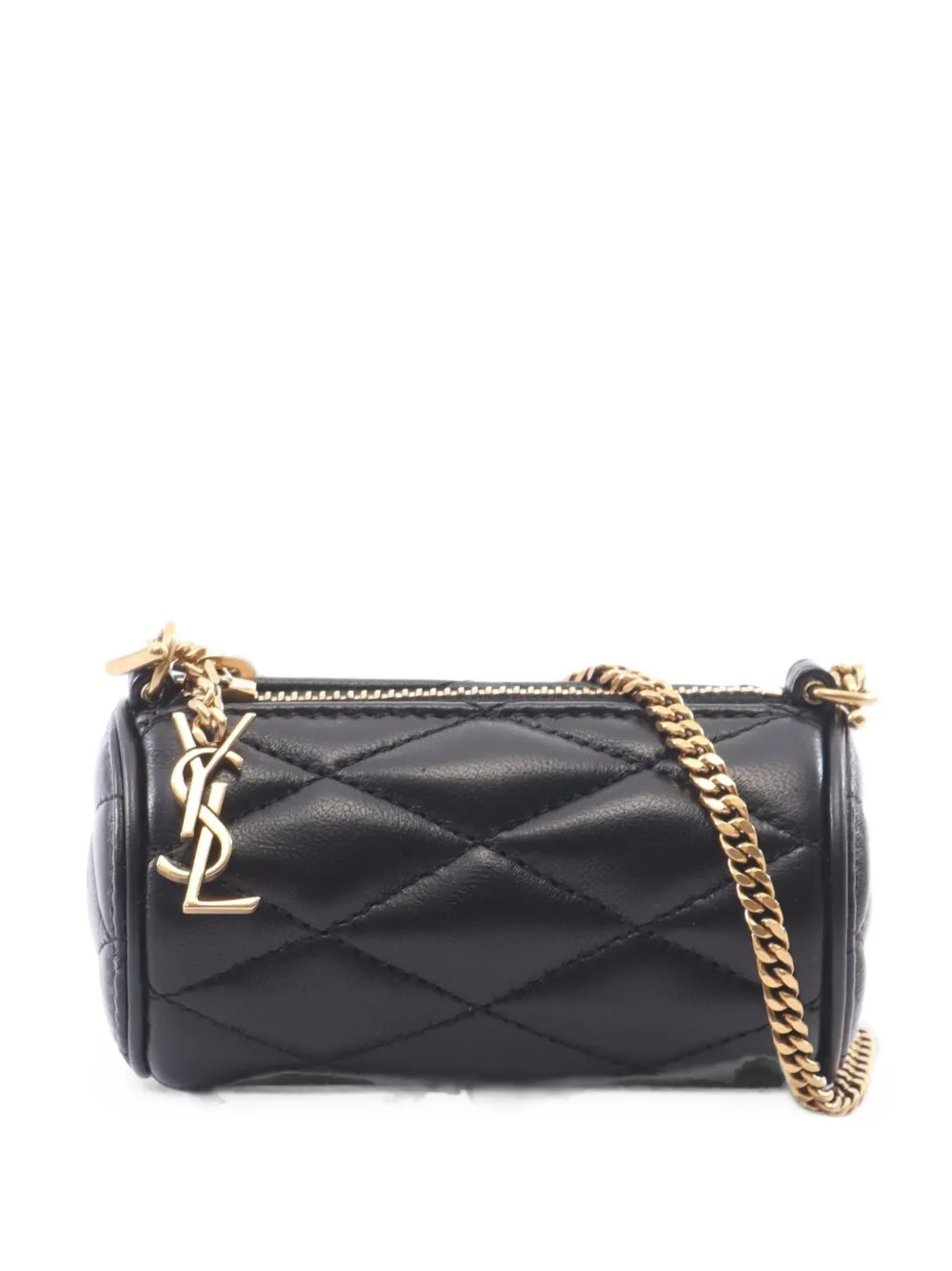 Saint Laurent Pre-Owned mini Sade quilted shoulder bag - Schwarz