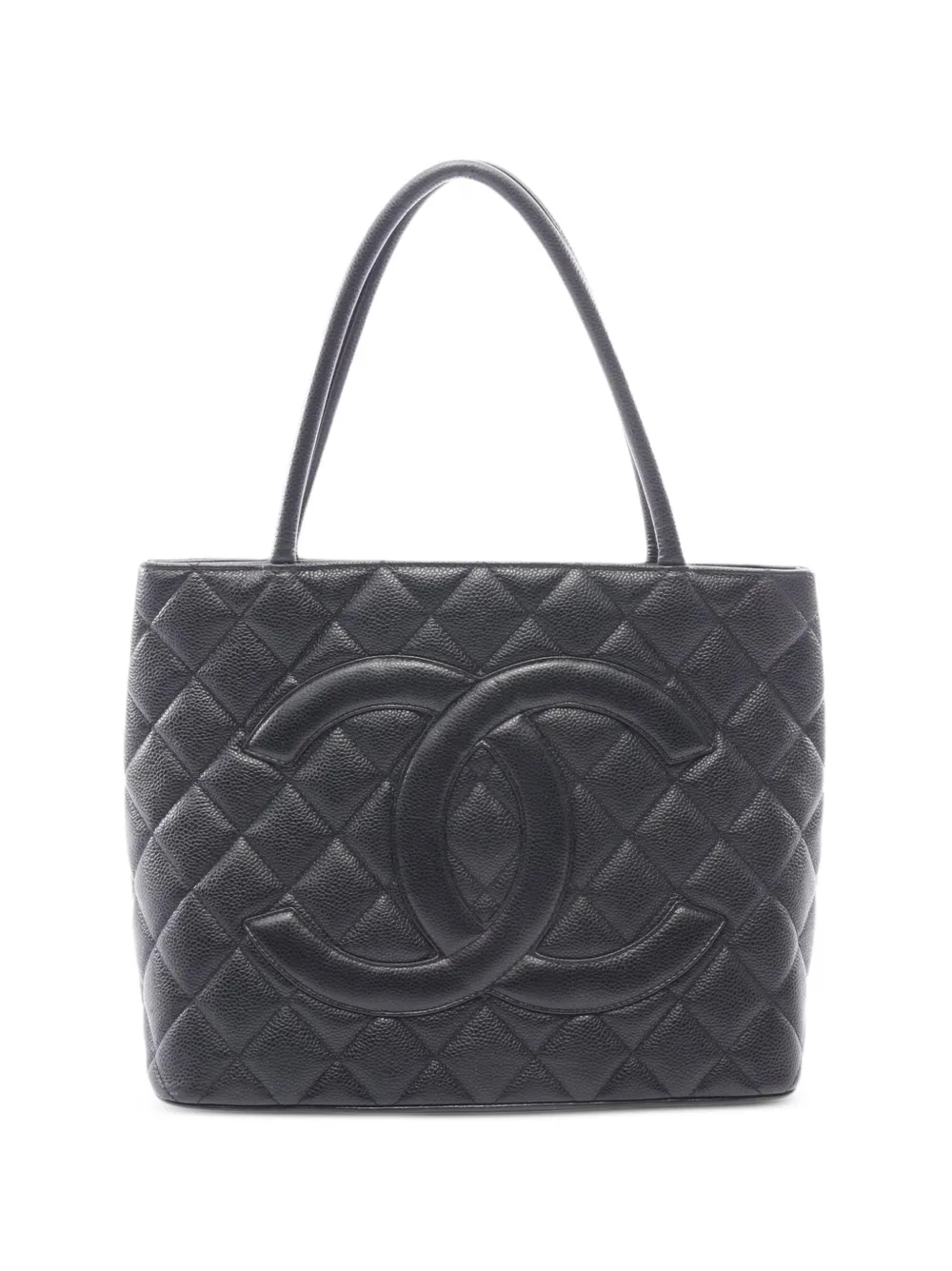 CHANEL Pre-Owned Borsa tote Reissue in pelle Cavar 2002-2003 - Nero