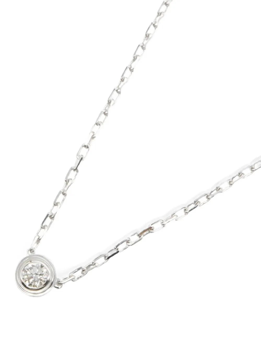 Cartier 2010s D'Amour diamond necklace - Argento