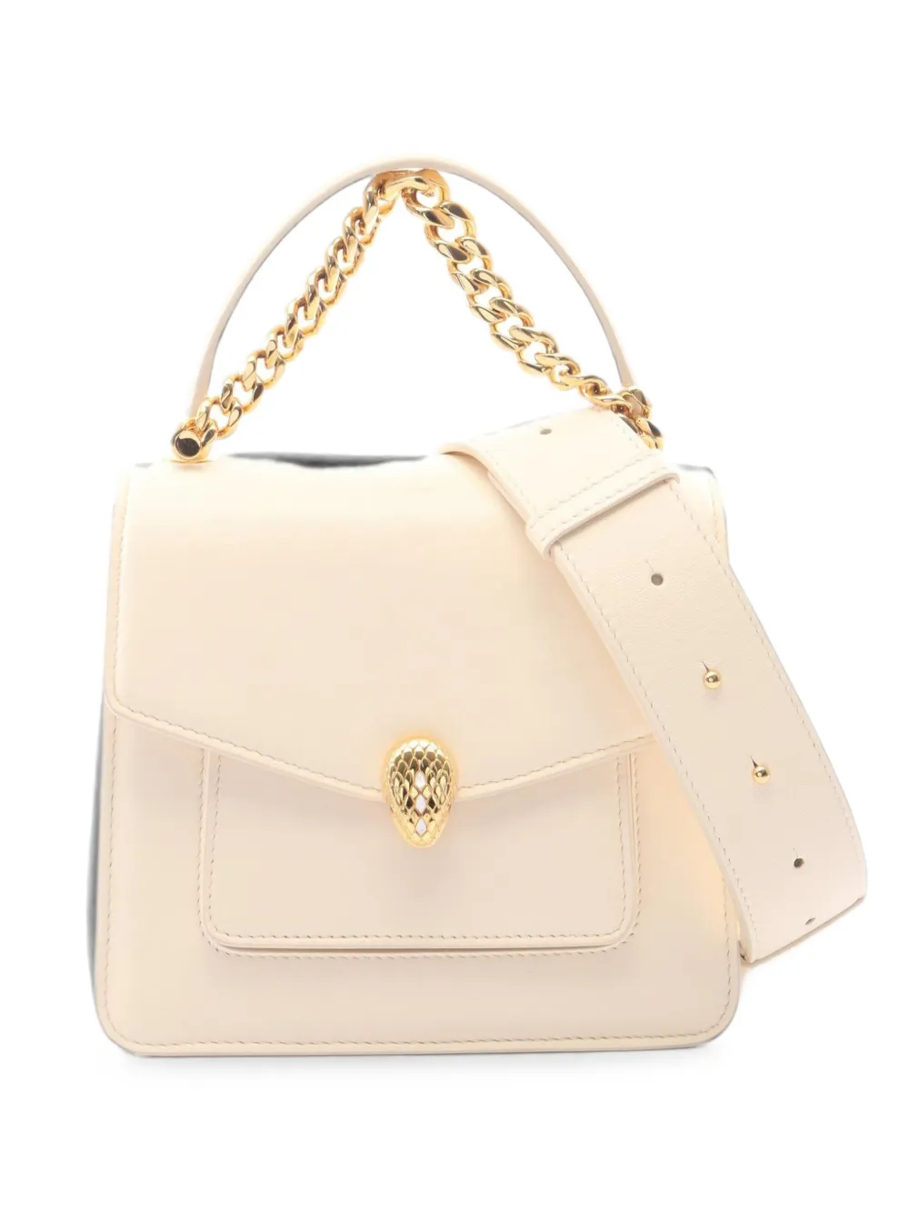Bvlgari Pre-Owned 2010s Serpenti Forever shoulder bag - Nude