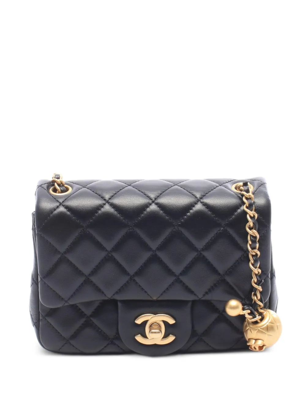 CHANEL Pre-Owned 2020-2021 mini Matelasse shoulder bag - Nero