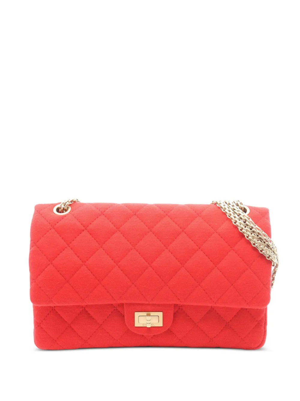 CHANEL Pre-Owned 2008-2009 2.55 Matelassé shoulder bag - Rosso