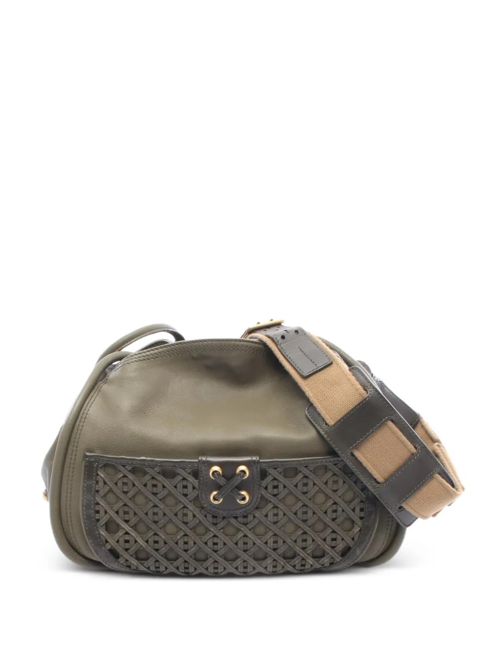 Christian Dior Pre-Owned 2000s Lattice cross body bag - Grün