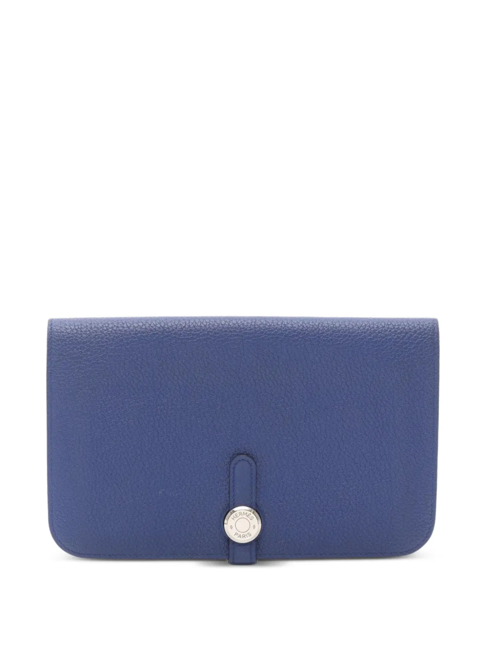 Hermès Pre-Owned Portafoglio bi-fold GM Dogon 2015 - Blu