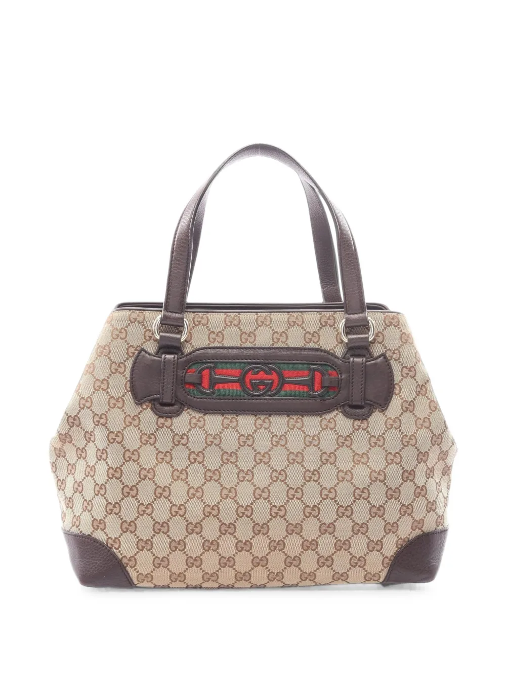 Gucci Pre-Owned Borsa tote Sherry Line in tela GG anni 2000 - Toni neutri