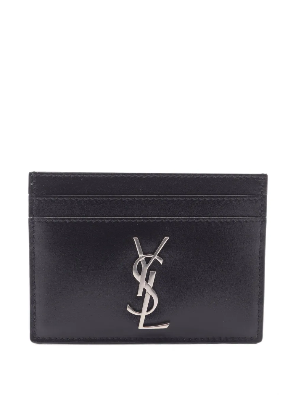 Saint Laurent Pre-Owned Cassandre card holder - Schwarz