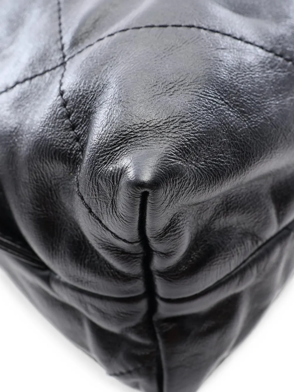 CHANEL Pre-owned 22 Quilted Leather Backpack In Black