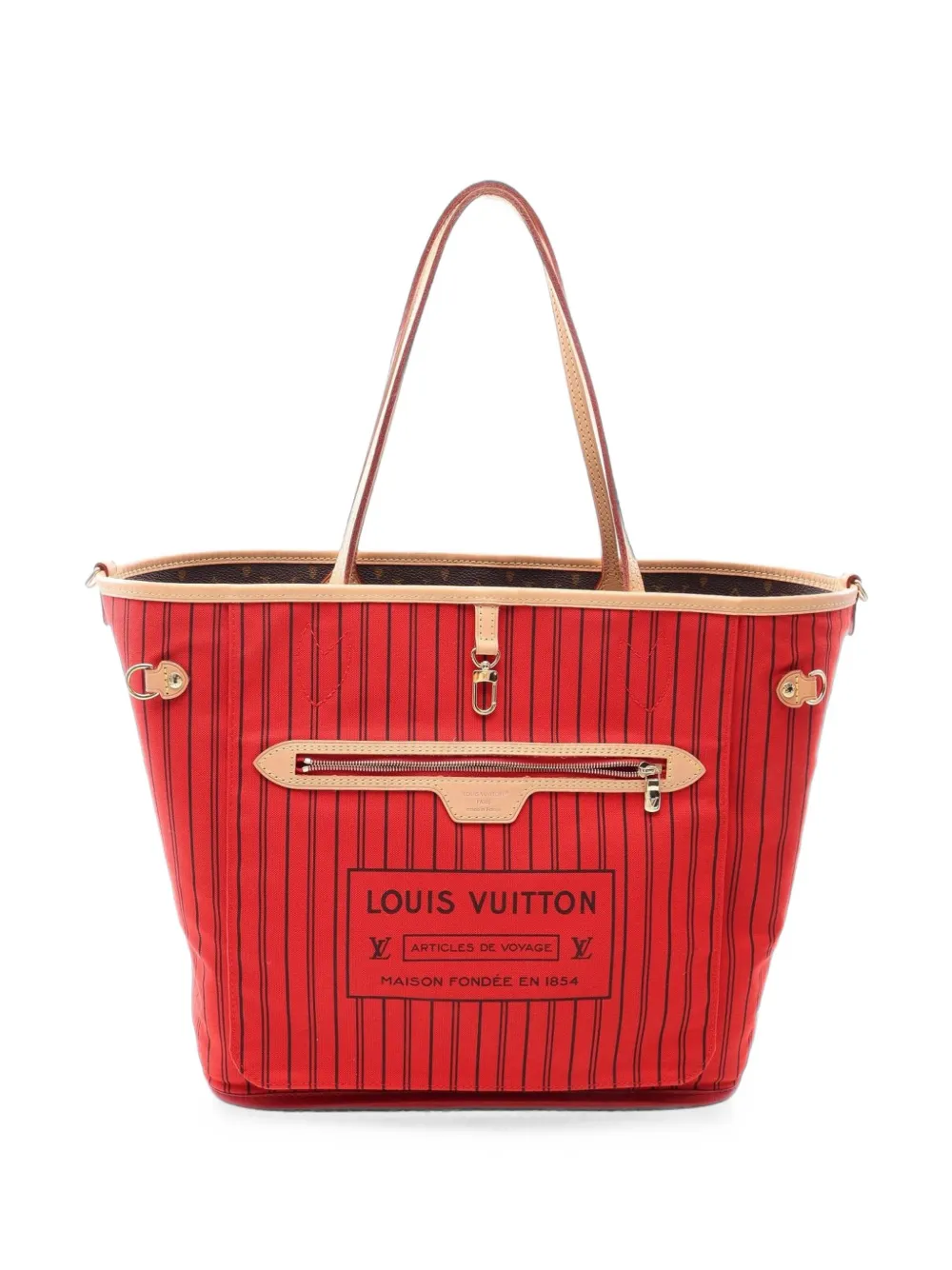 Louis Vuitton Pre-Owned Borsa tote Neverfull con monogramma - Marrone