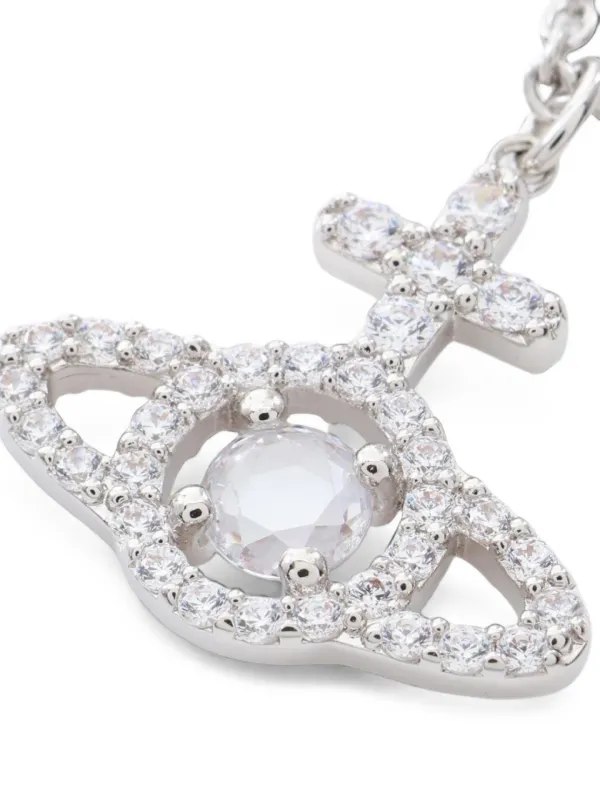 Vivienne Westwood Pre-owned Olympia Orb Necklace in Silver