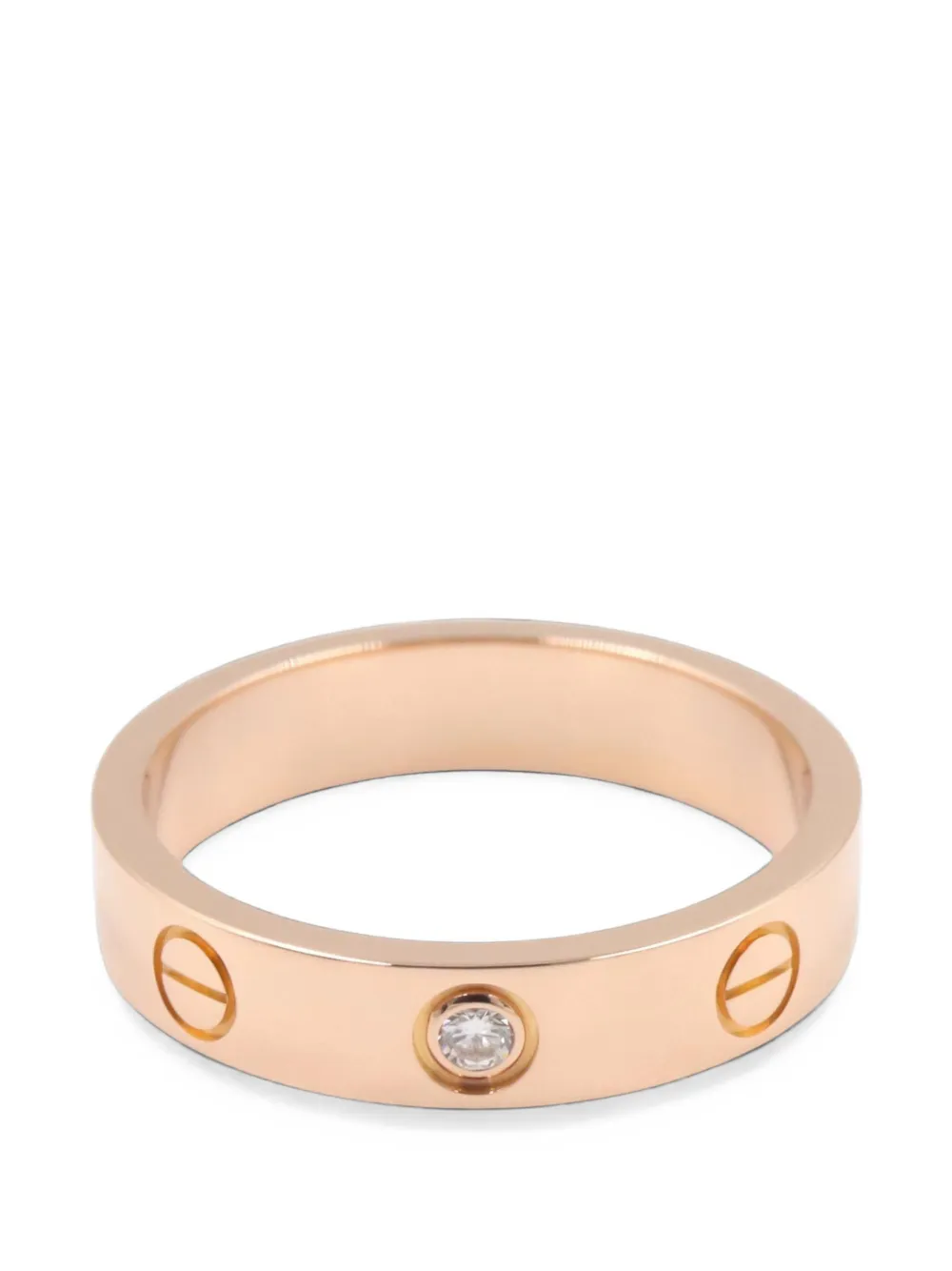 Cartier 2010s mini Love diamond ring - Rosa