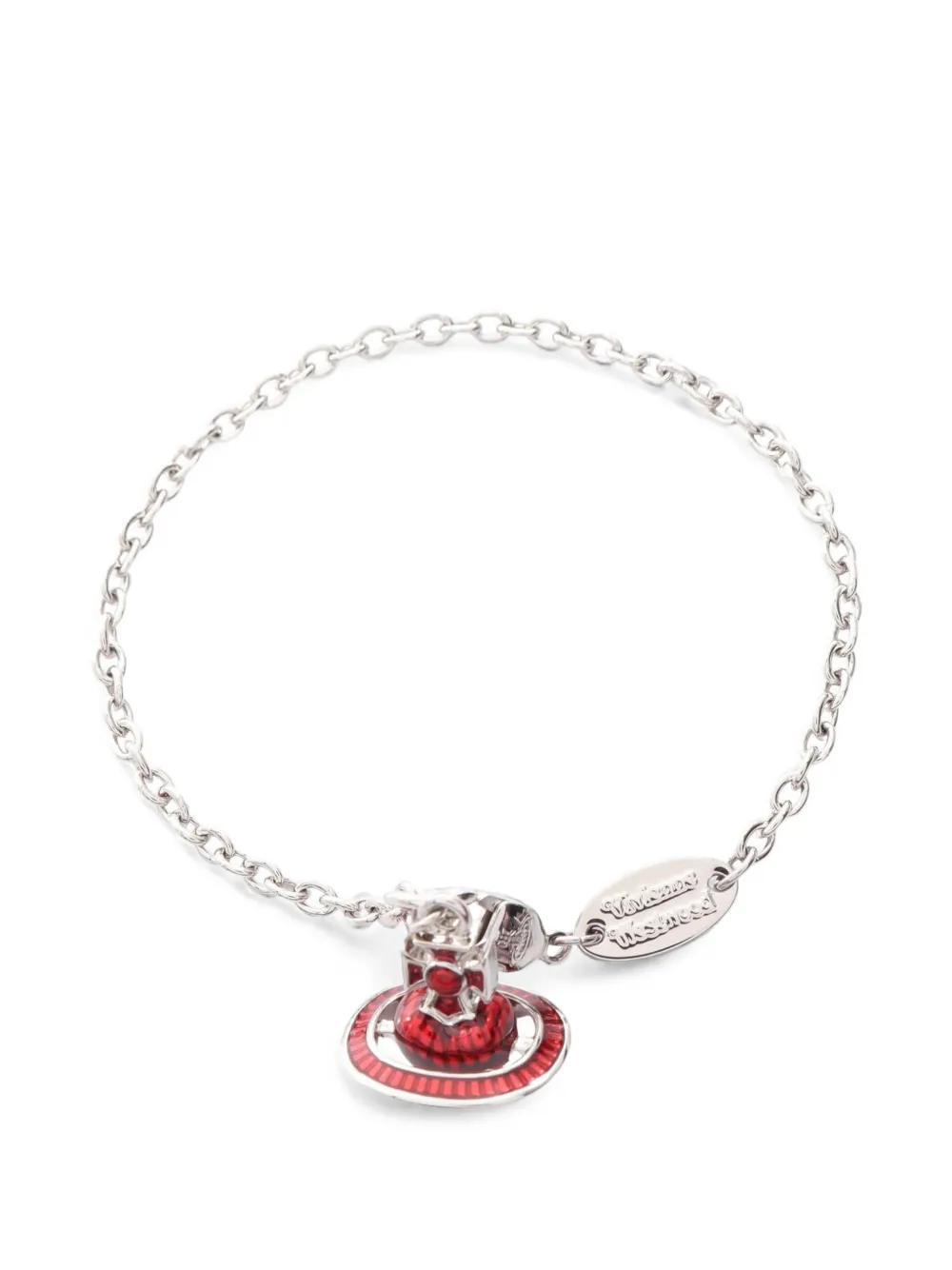 Pre-owned Vivienne Westwood Fabianna Orb Bracelet In 银色