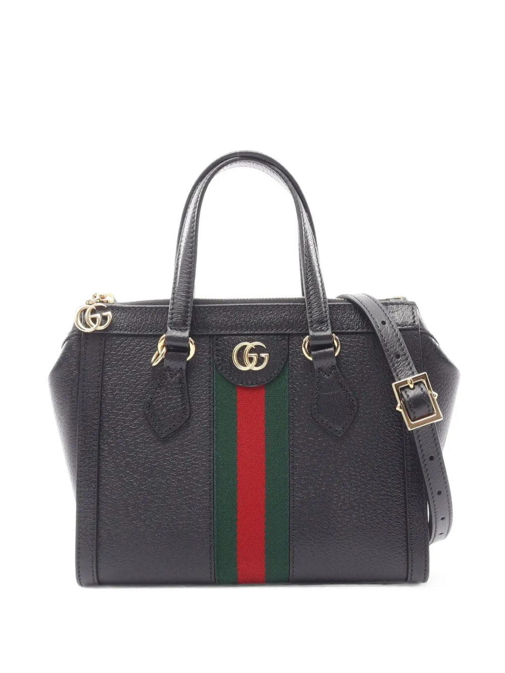 Gucci Pre-Owned 2010s Ophidia Web-stripe tote bag - Nero