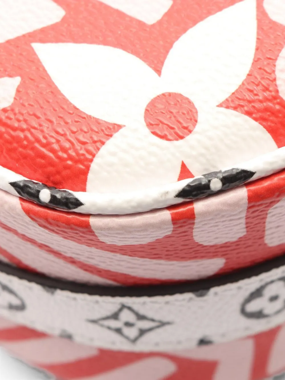 Louis Vuitton Pre-Owned 2020 mini Boite Chapeau Souple LV Craft Monogram Giant tas Rood