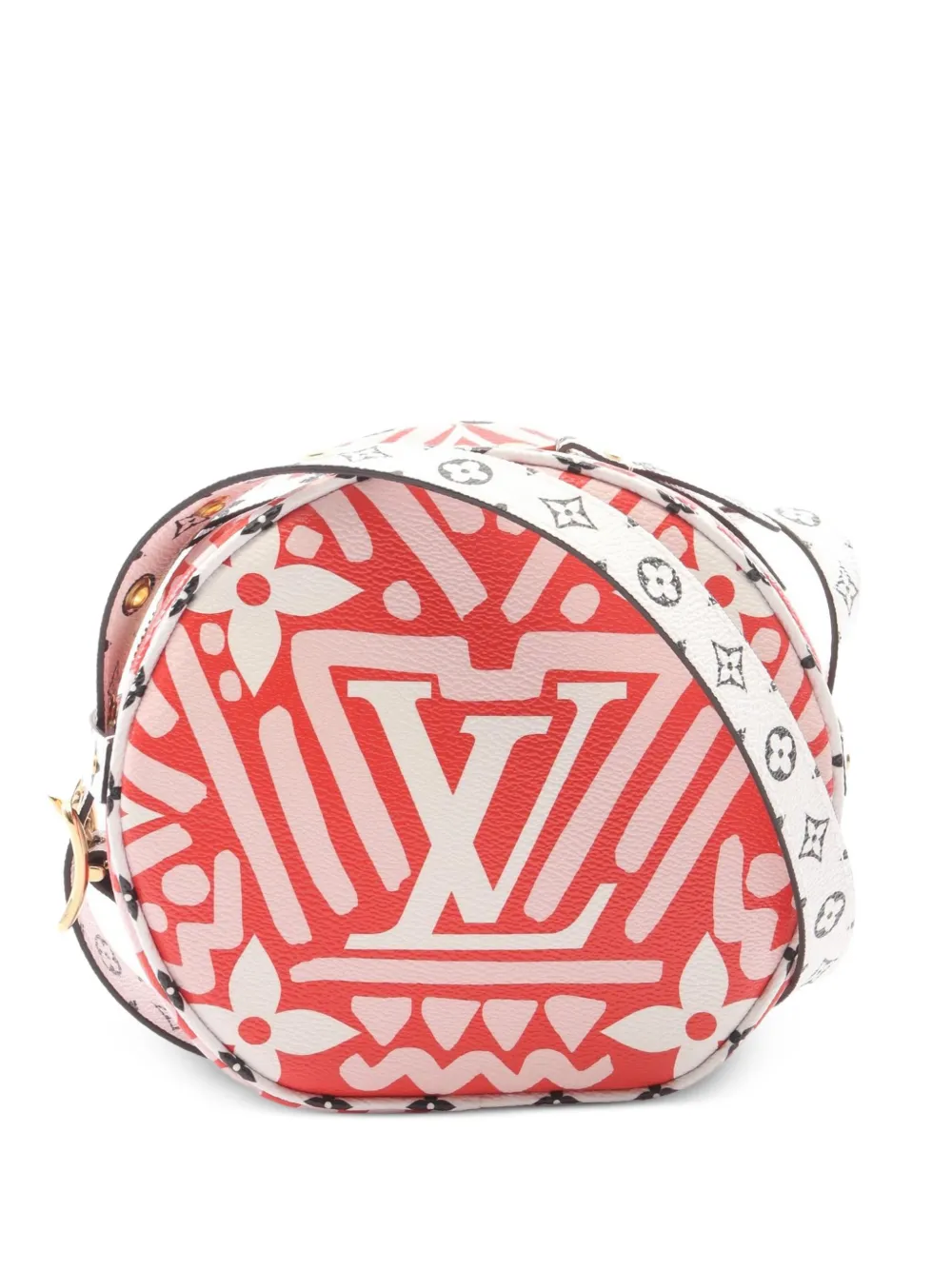 Louis Vuitton Pre-Owned 2020 Boite Chapeau Souple LV Craft Monogram Giant mini bag - Rosso
