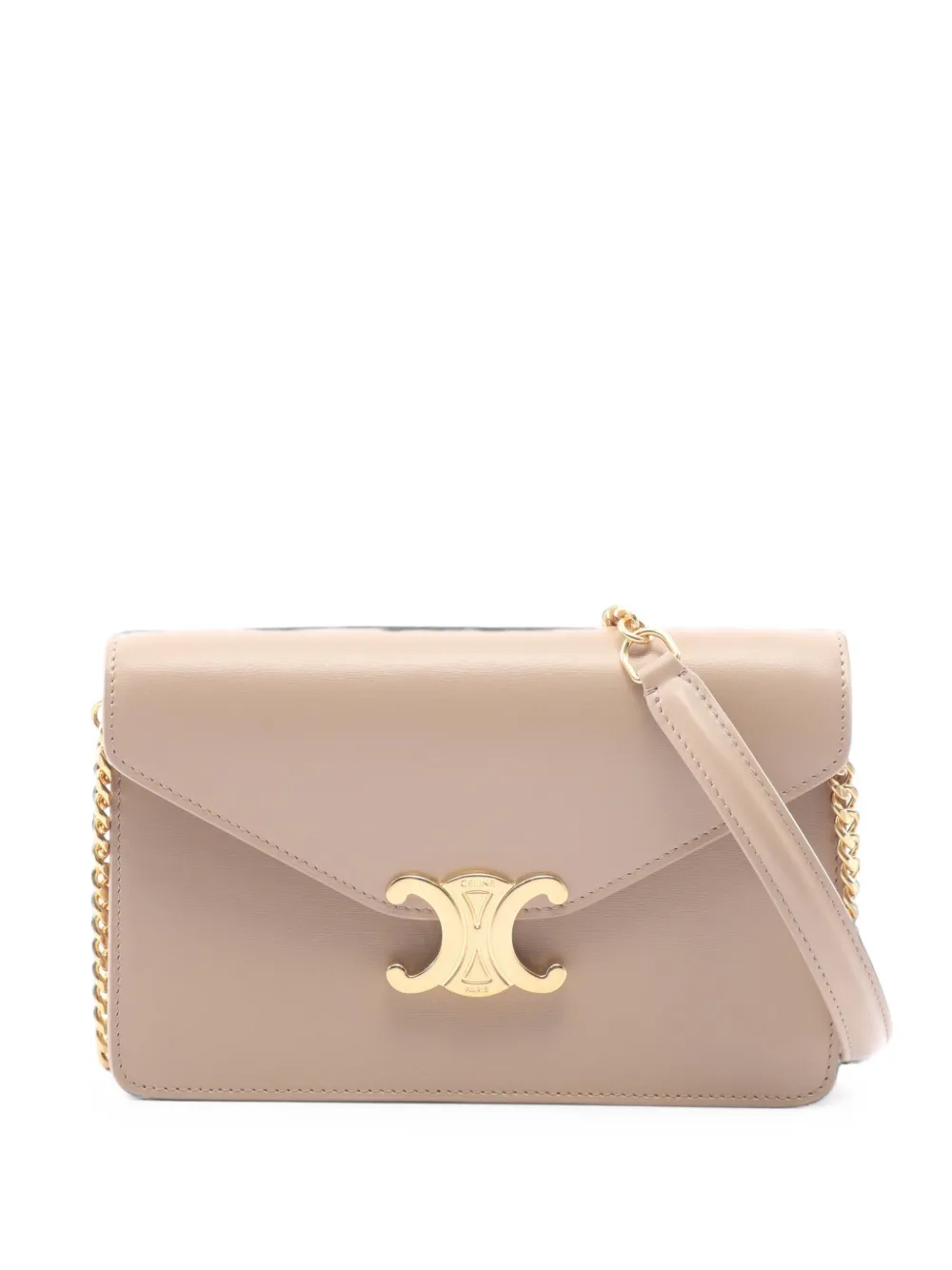 Celine Pre-Owned Borsa a spalla Margo Triomphe anni 2020 - Toni neutri