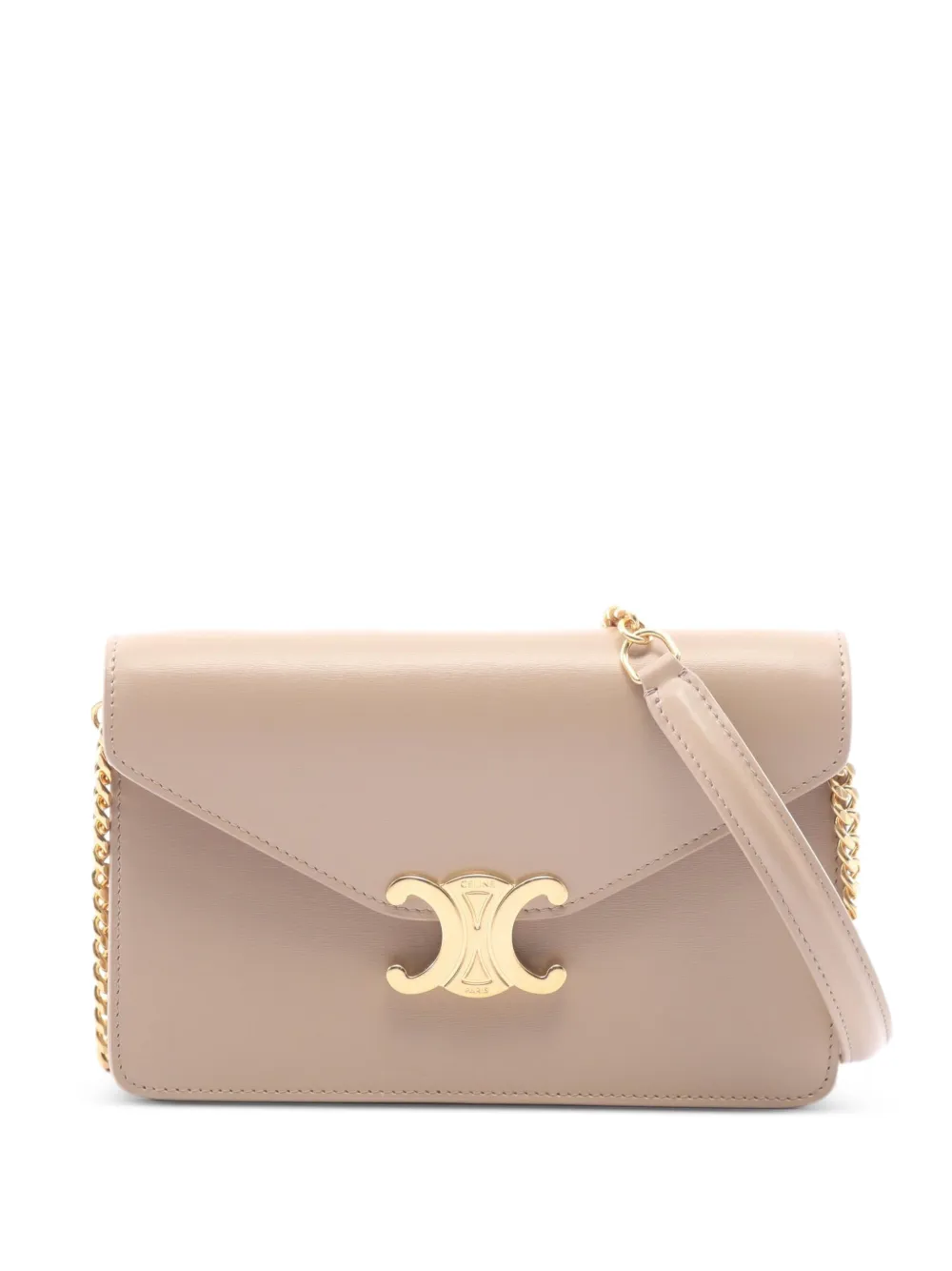 Celine Pre-Owned 2020s Margo Triomphe Schultertasche - Nude