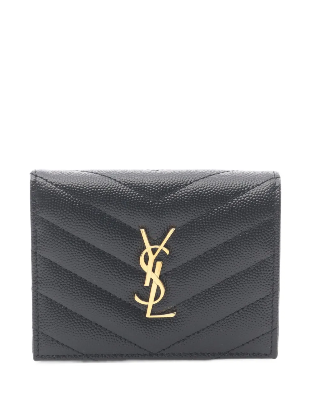 Saint Laurent Pre-Owned 2020s Monogram bi-fold wallet - Schwarz