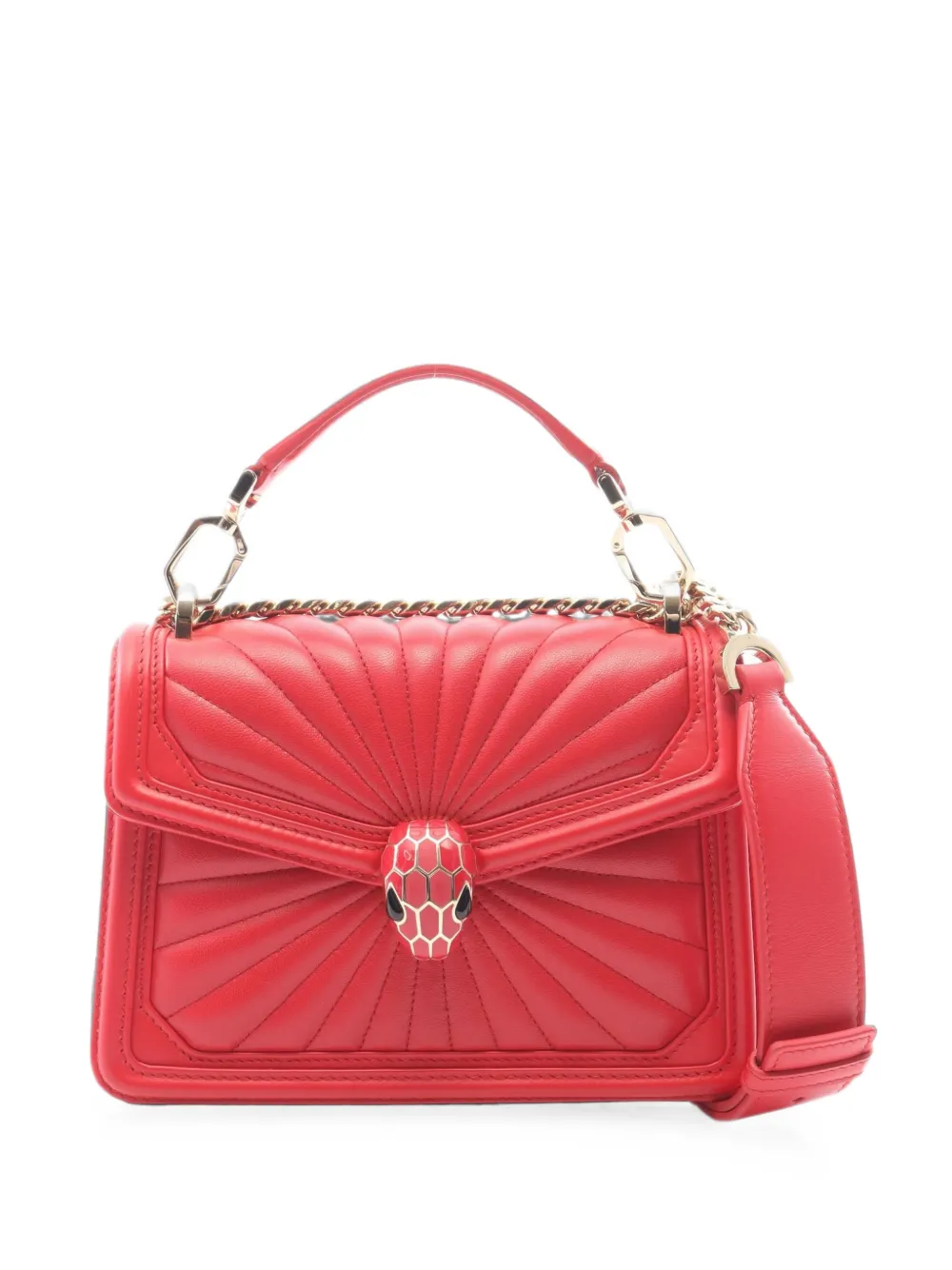 Bvlgari Pre-Owned 2010s Serpenti Diamond Blast shoulder bag - Rot