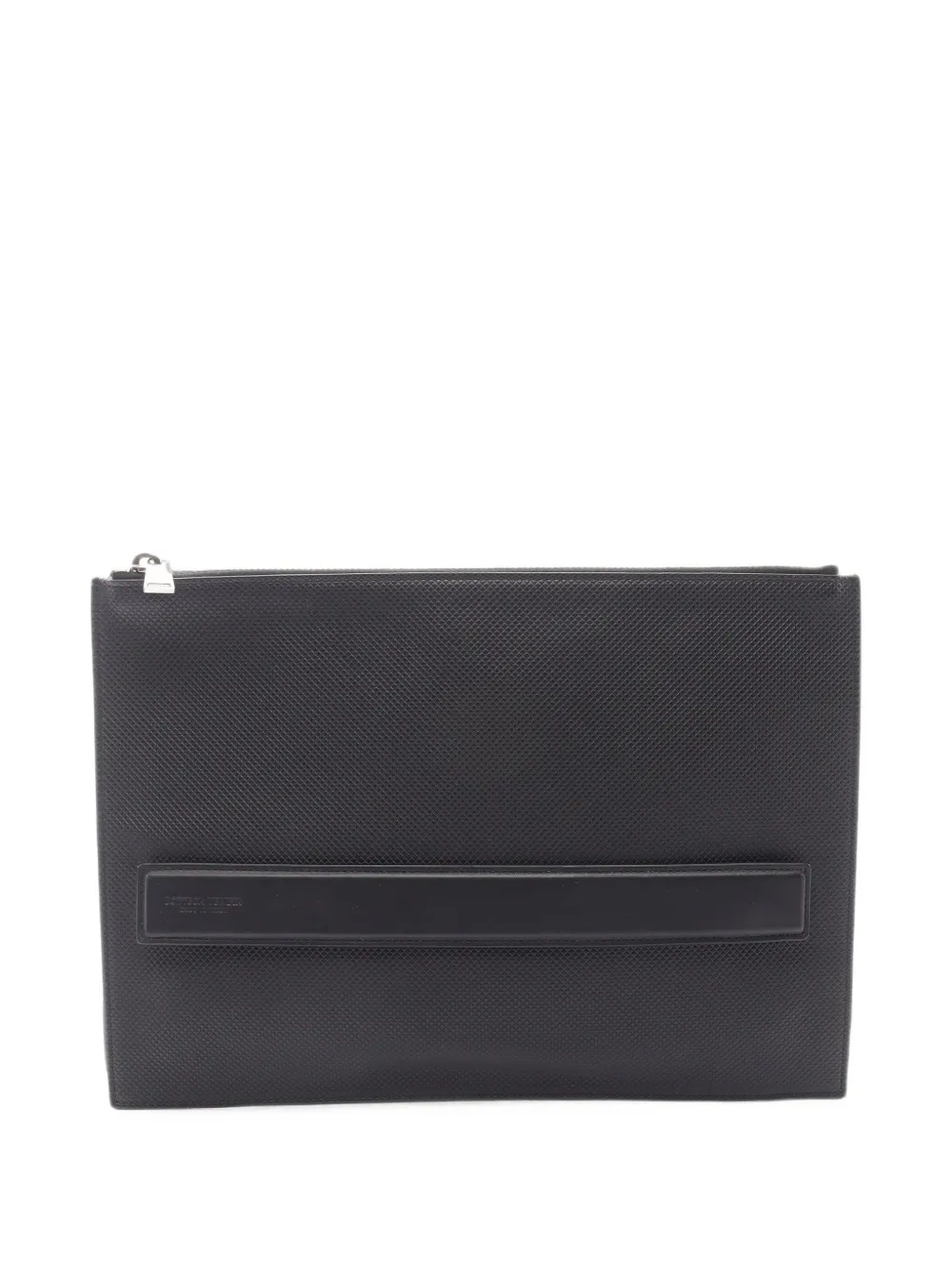Bottega Veneta Pre-Owned 2000s debossed clutch bag - Nero