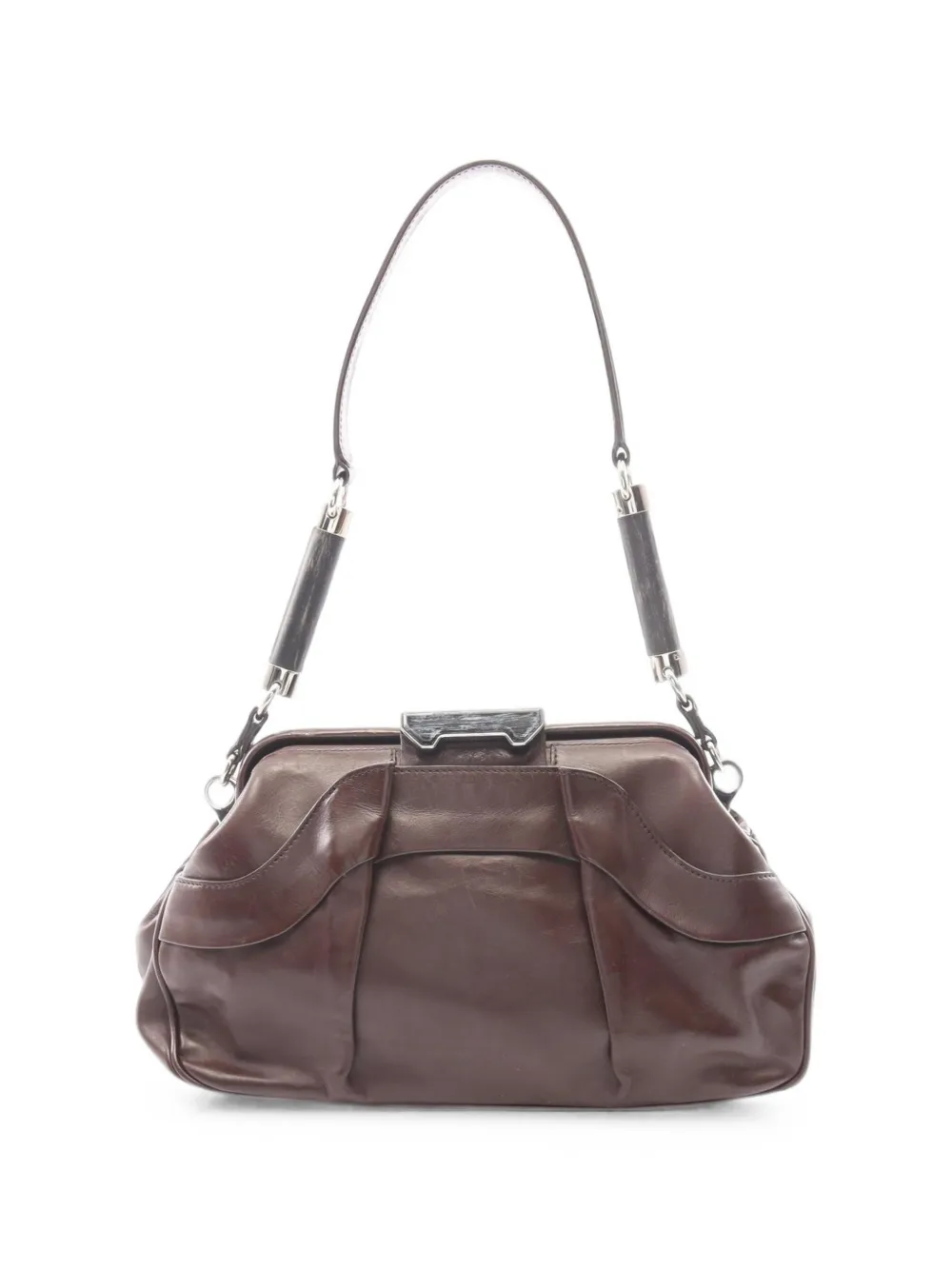 Celine Pre-Owned Borsa a spalla in pelle anni 2000 - Marrone