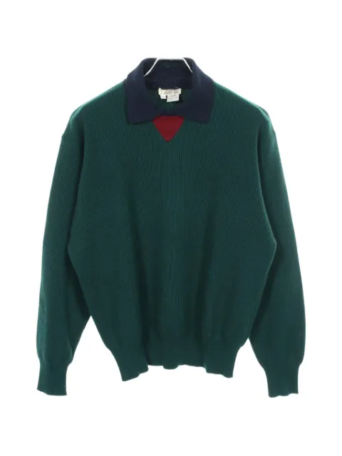 Hermès Pre-Owned collared knit sweater