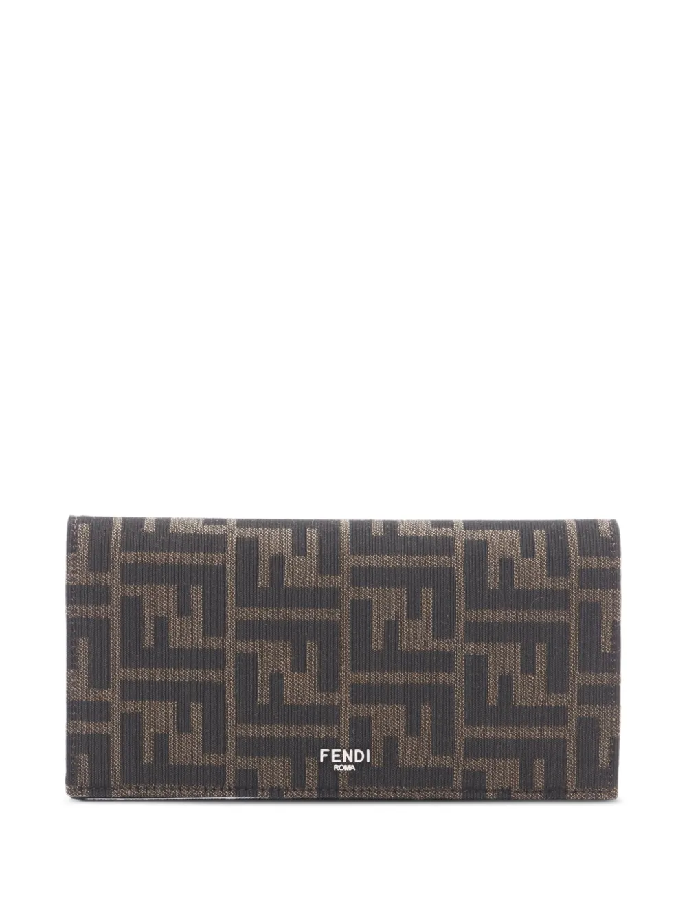 Fendi Pre-Owned FF Zucca Bi-fold wallet - Marrone