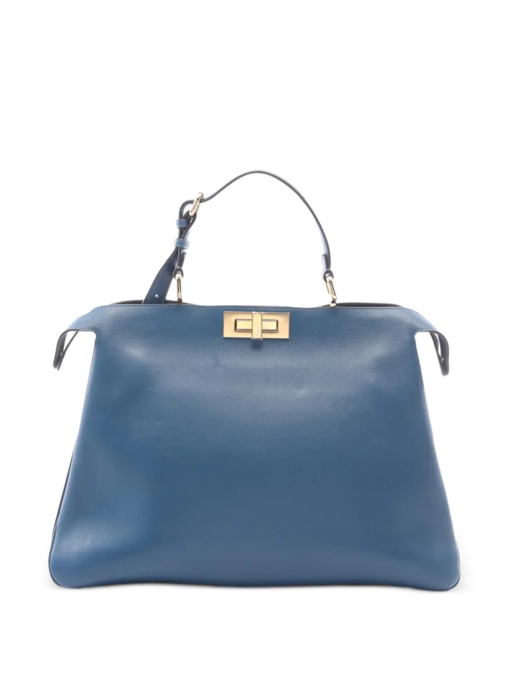 Fendi Pre-Owned 2010s Peekaboo satchel bag - Blu