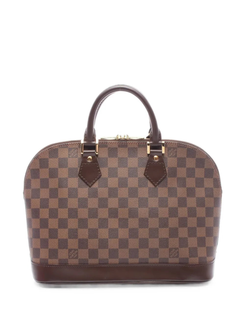 Louis Vuitton Pre-Owned Alma Damier Ebène tote bag - Marrone