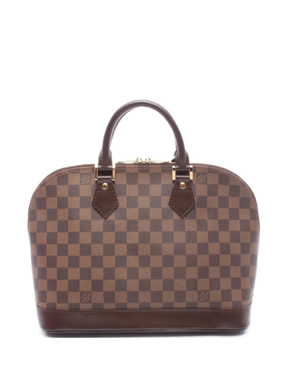 Louis Vuitton Pre-Owned Alma Damier Ebène tote bag - Marrone