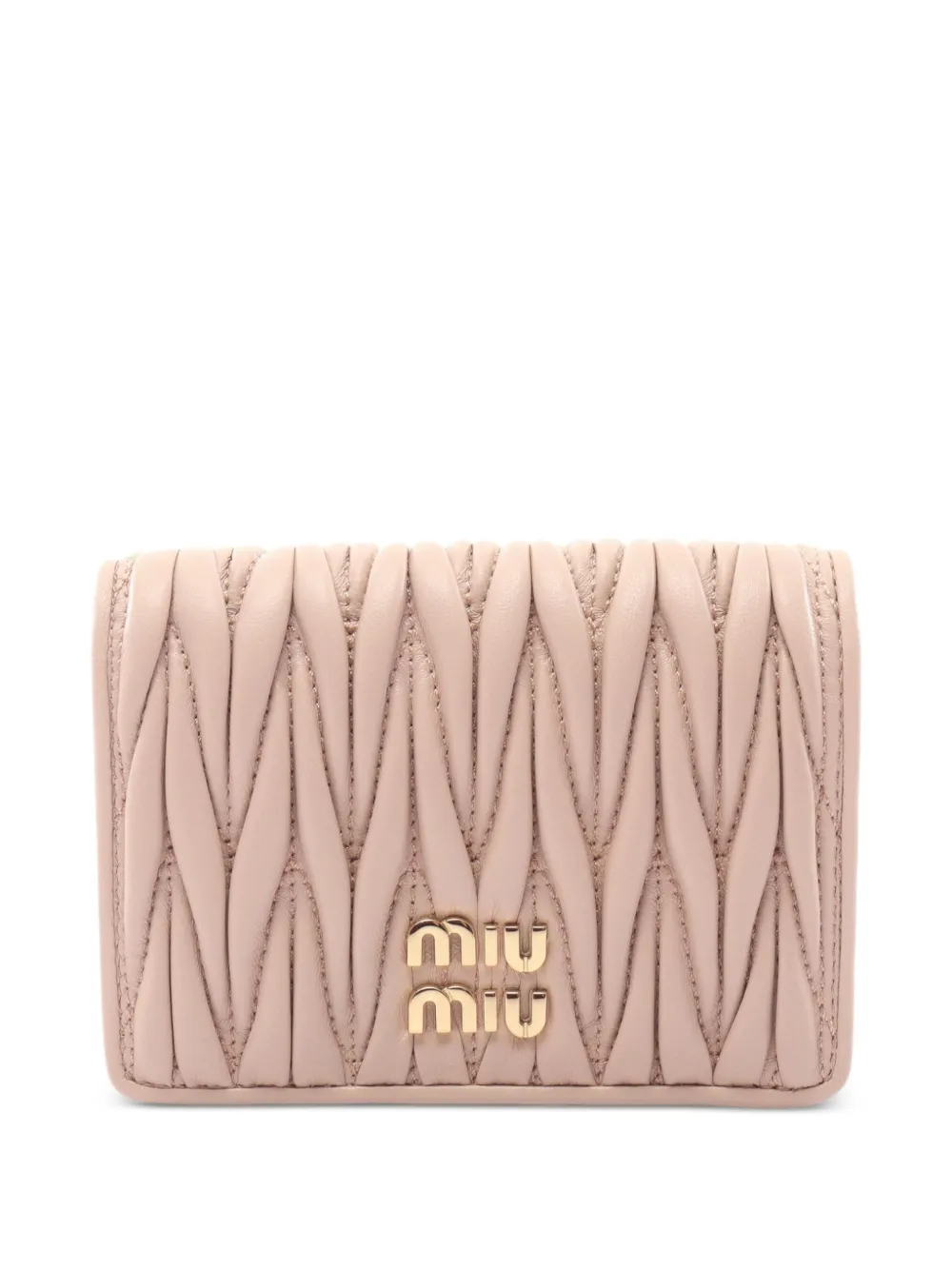 Miu Miu Pre-Owned Matelassé bi-fold wallet - Rosa