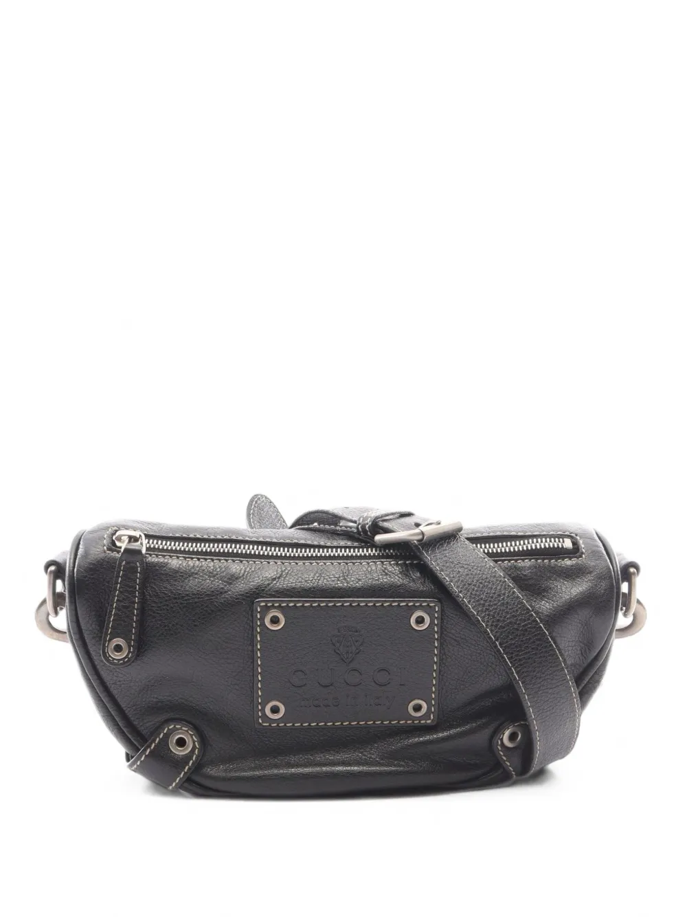 Gucci Pre-Owned 2010s Crest shoulder bag - Nero