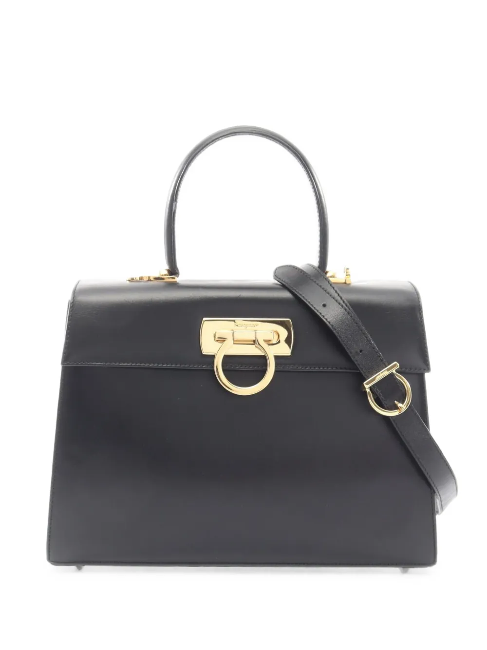 Ferragamo Pre-Owned 2010s Gancini satchel bag - Schwarz