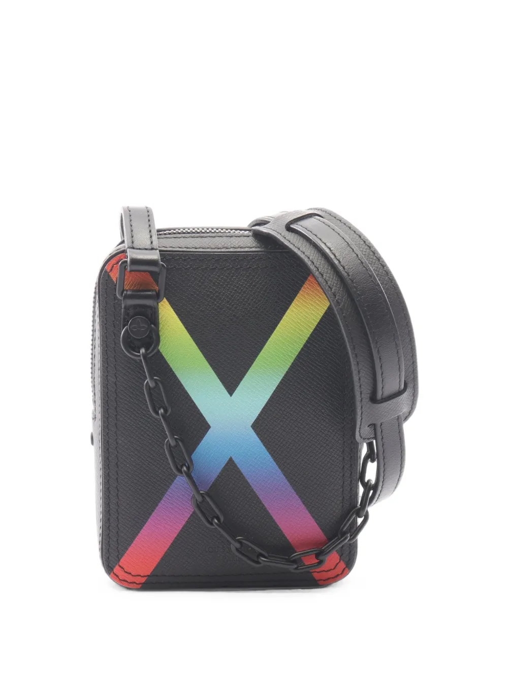 Louis Vuitton Pre-Owned 2019 Danube Taiga messenger bag - Nero