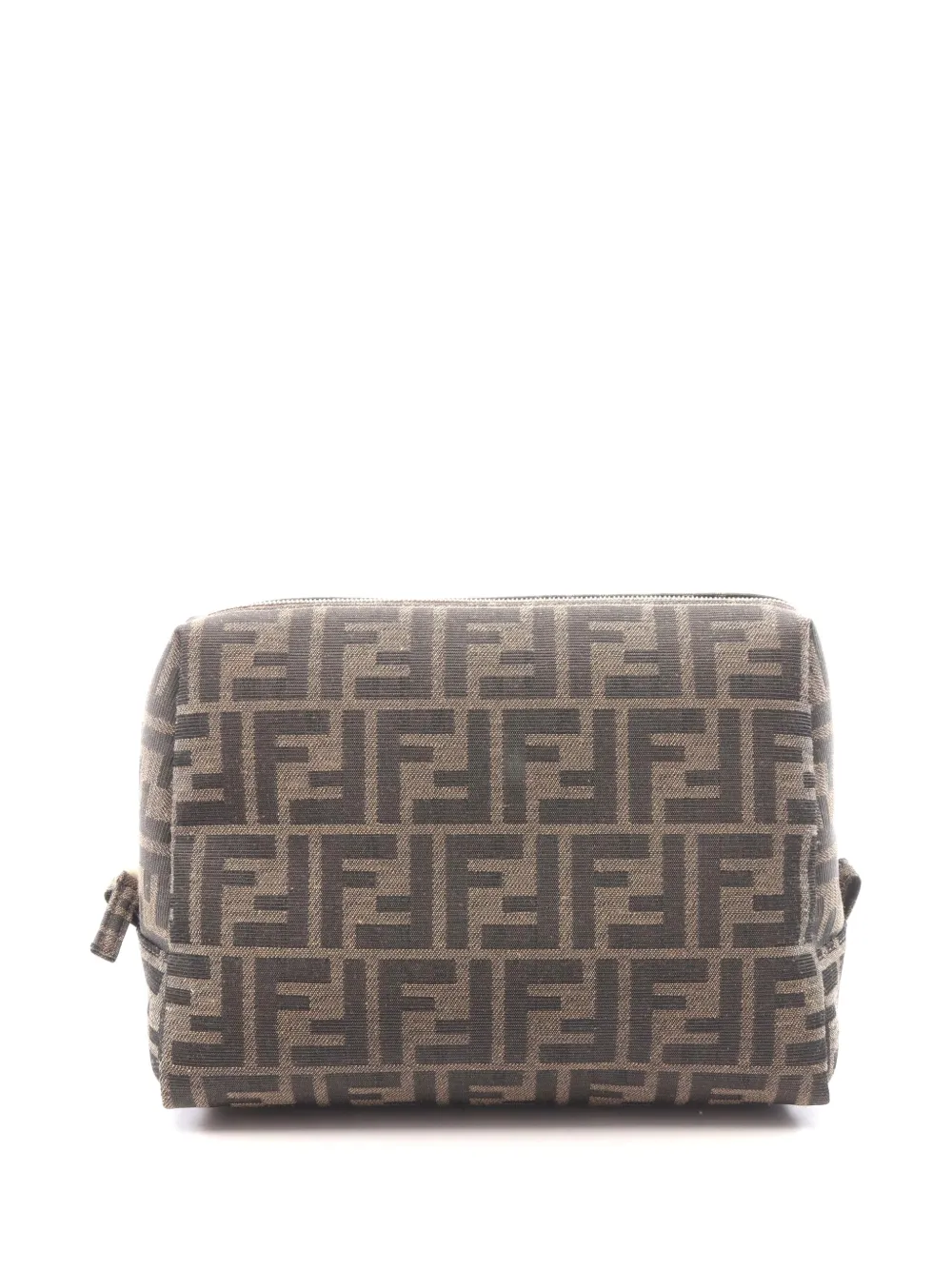 Fendi Pre-Owned 2020s Zucca vanity bag - Marrone