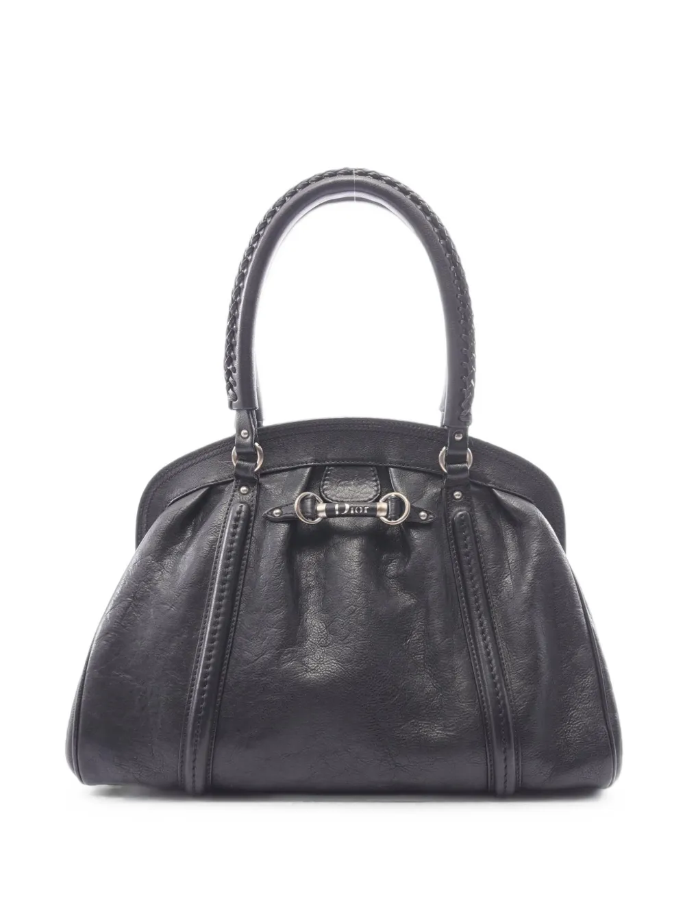 Christian Dior Pre-Owned 2000s logo-detail braided-handle handbag - Schwarz