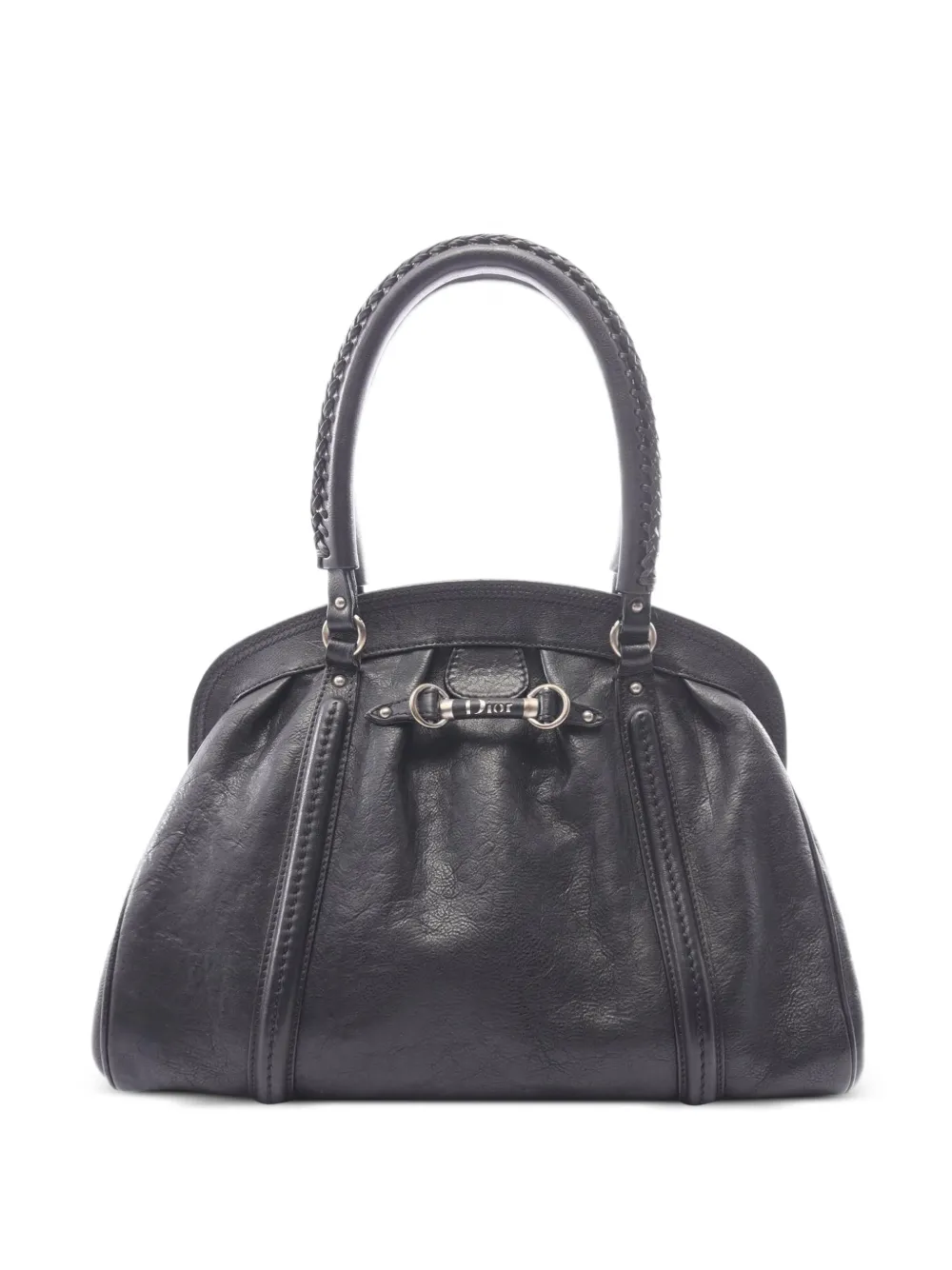 Christian Dior Pre-Owned 2000s logo-detail braided-handle handbag - Schwarz
