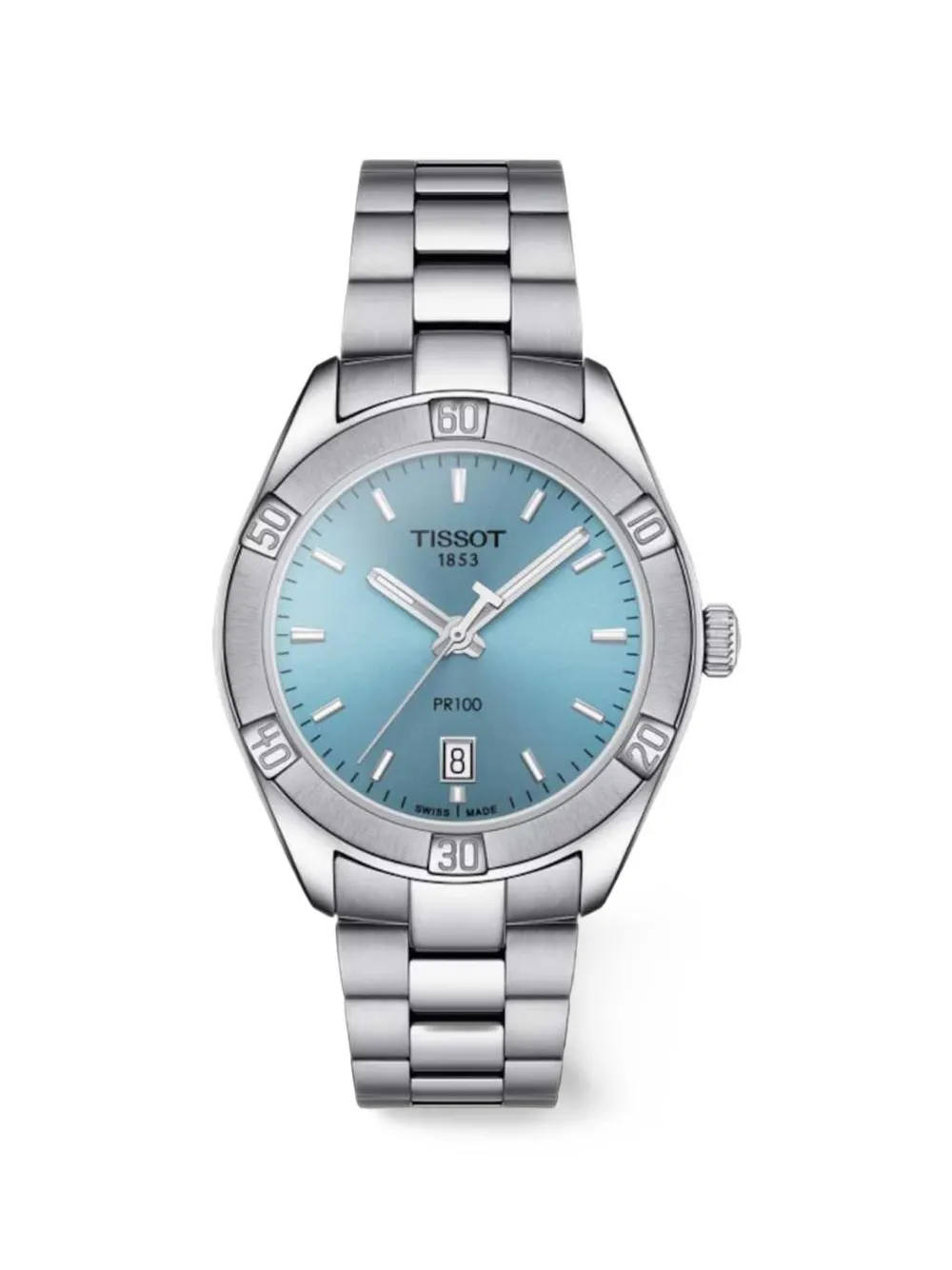 Tissot Pr 100 36mm Watch In Blue
